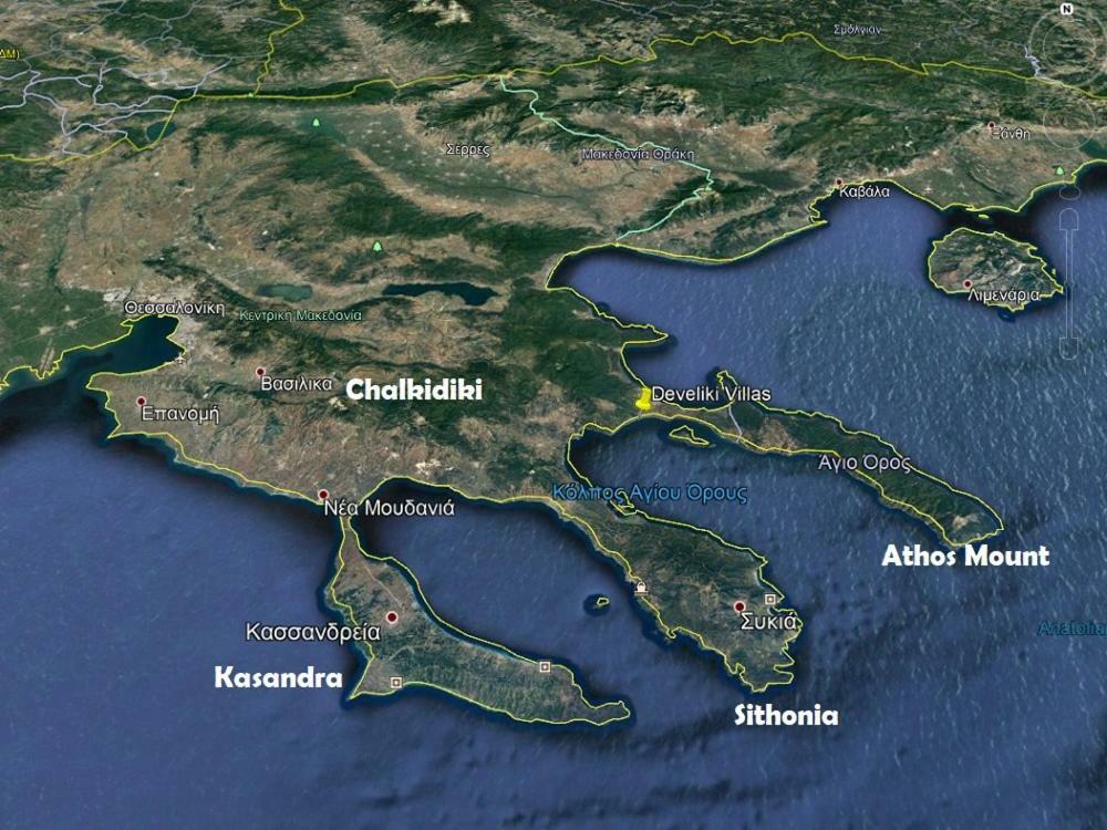Chalkidiki Develiki Villas Develíkia Exterior foto